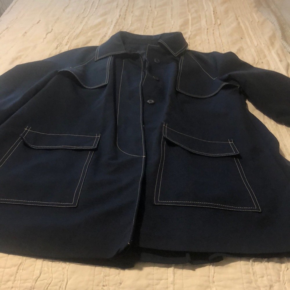 🌧 VINTAGE Navy Pea coat 🌧